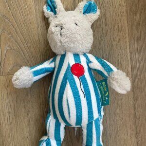 Kids Preferred Goodnight Moon Plush Gray Bunny Rabbit Red Balloon Blue White PJs